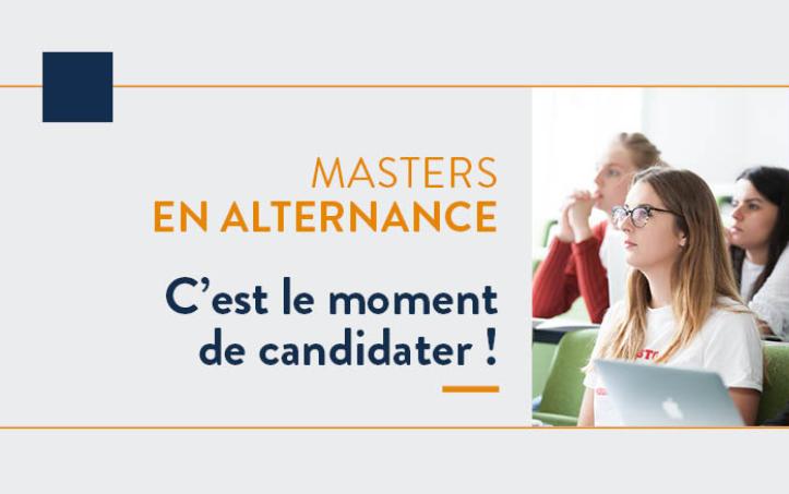 Masters en alternance, c'est le moment de candidater avec une photo d'étudiants