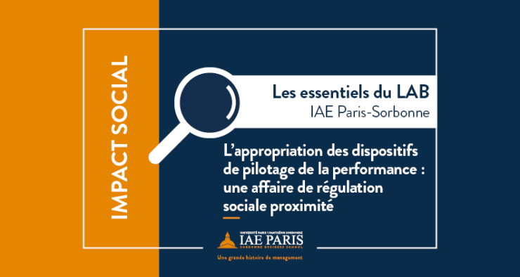 Les essentiels du LAB 3è édition “L'appropriation des dispositifs de pilotage de la performance : une affaire de régulation sociale proximité”