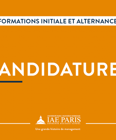 Candidatures initiale/alternance