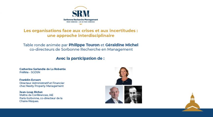 TABLE RONDE | Les organisations face aux crises et aux incertitudes 