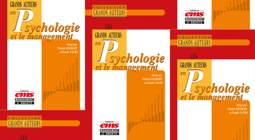 Couverture du livre « Les grands auteurs en psychologie et le management » (EMS) 