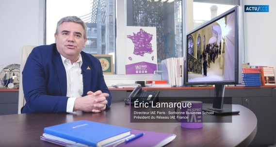 Eric Lamarque, nouveau directeur de l'IAE de Paris - Sorbonne Business School