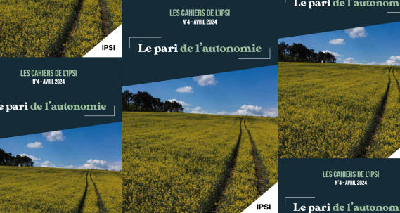 Couverture du livre "Le pari de l'autonomie" avec des champs et un ciel visible