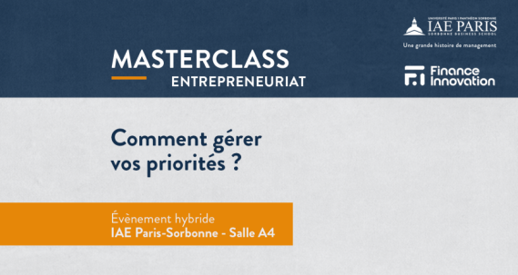 Masterclass - Comment gérer vos priorités ?